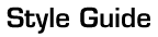 A brief style guide for contributors and proofreaders